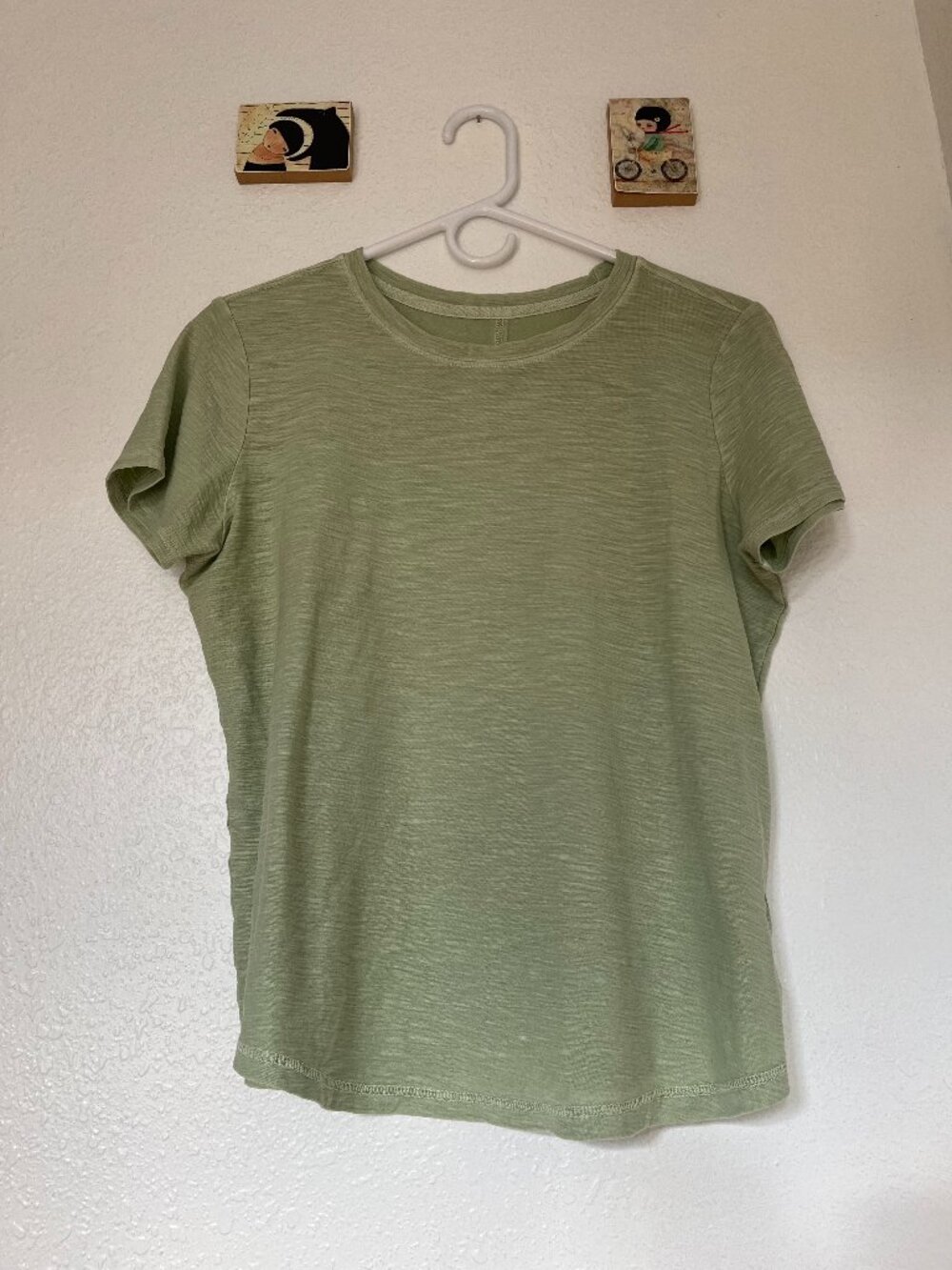 🌿 PILCRO The Bennie by Anthropologie | Moss Green Tee | Size Small